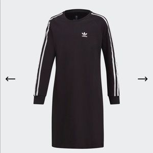 NWT ADIDAS 3 Stripes Dress - YTH LG - WMS SM